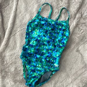 Speedo kids Competition swimsuit sz 8/24 EUC